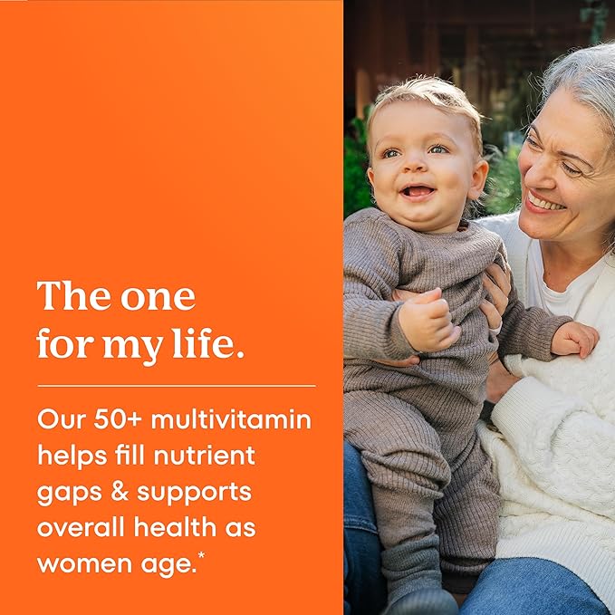 One A Day Multivitamin for Women 50 and Over, Women's Multivitamin Gummy 50 plus for Immune Support, Eye Health & Healthy Brain Function, Gummy Vitamins for Women 50 plus, 110 Ct (Packaging May Vary)