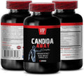 Natural detoxification Supplement - Candida Away Extra Strength Formula - Candida Support - Digestive AID - Candida Vitamins - Candida Cleanse - Oregano Oil Capsules - Black Walnut Hull - 1Bottle