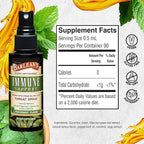 Barlean's Olive Leaf Complex Throat Spray, Immune Support Supplement with Peppermint, Lemon, and Sage for Itchy Throat Relief, Liquid Blended Extract, 1.5 oz