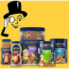 PLANTERS Mixed Nuts, Salted, 27 oz, Resealable Jar - Salted Nuts with Less than 50% Peanuts (*Nuts are Measured by Weight), Almonds, Cashews, Hazelnuts & Pecans - Kosher