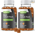 Viteey Black Cohosh Root Gummies - Menopause Relief for Hot Flashes and Night Sweats - Vegan, Gluten Free, Non-GMO - 120 Count