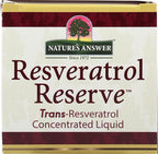 Nature's Answer Alcohol-Free Resveratrol Reserve, 5-Fluid Ounces | Packed with Antioxidants | Promotes Overall Health | Immune System Support | Single Count