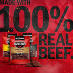 Jack Link's Beef Jerky Variety Pack – Includes Original, Teriyaki and Peppered Jerky, Bulk Protein Snack, Good Source of Protein, Meat Snacks Made with 100% Beef – 1.25 Oz, (Pack of 30)