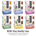 Numi Organic De Stress Herbal Tea – 48 Herbal Tea Bags – Caffeine Free Blend with Spearmint Passionflower Lemon Verbena Lemon Balm Hibiscus & Licorice for Relaxation & Calm