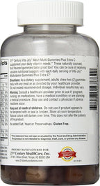 21st Century Vitajoy Multi Gummies Plus Extra C, Orange, Cherry and Strawberry, 120 Count