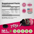 D-Mannose 2000mg with Cranberry & Hibiscus - Clinically Tested Strength for Urinary Tract Health - Supplement for Women - Bladder, Liver & Microflora Support - Made in USA - Vegan, 240 Capsules