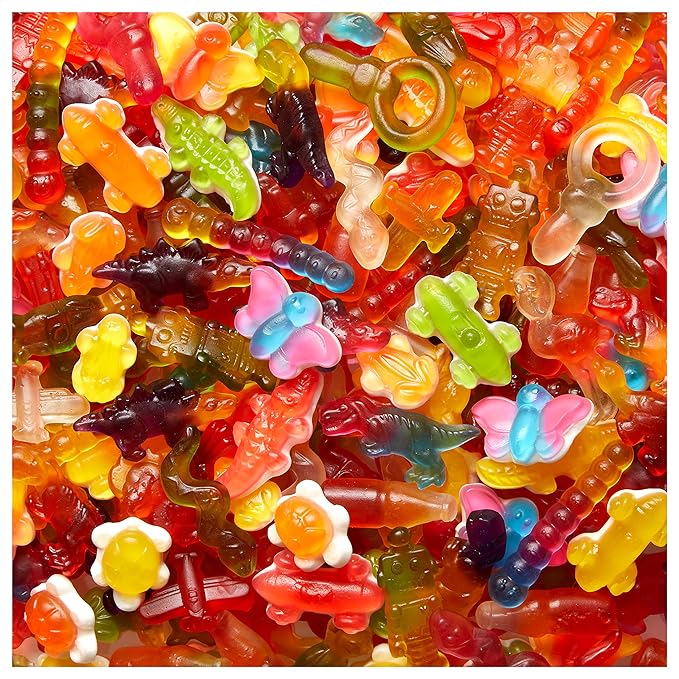 Haribo Gummi Candy | Funtastic Mix in Shareable Size Bags | Many Shapes & Flavors, 5 oz. (Pack of 12)