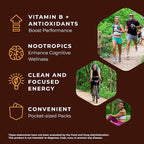 SGC Highest Concentration 100 mg Caffeine per Gummy, 2 Gummies per Pack, 12-Pack Mocca Shots Orange Chocolate Plant-Based Instant Energy with Herbal nootropics