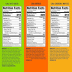 WILDE Protein Chips Variety Pack, High Protein Snacks for Adults, Keto Chips, Gluten Free, Low Carb Snack Box Made with Real Ingredients 1.34oz Bags, Pack of 12
