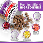 Dog Multivitamin Chewable with Glucosamine - Dog Vitamins and Supplements - 165 Treats - Senior & Puppy Multivitamin for Dogs - Hip & Joint Support - Immune Health, Skin, Heart, Digestion, Probiotics
