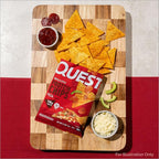Quest Nutrition Pizza Tortilla Style Protein Chips, 19g Protein, 4g Net Carbs, High Protein Snack, Low Carb, Gluten Free, 1.01 oz bags, 12 Count