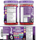 Clean Nutra Gummies with Cayenne Pepper, CLA, Berberine, Forskolin, Ceylon Cinnamon, Probiotics, Garcinia Cambogia & L-Carnitine | Mango Cherry Flavor | 60 Count Chewable Supplement Gummies