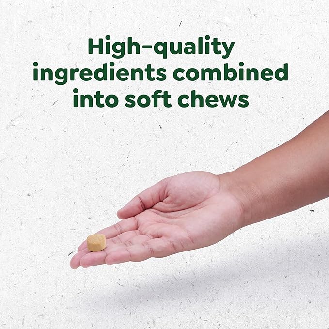 Greenies Supplements Hip and Joint Supplements for Dogs, with Chondroitin & Glucosamine for Dogs, Chicken Flavor, 16.2 oz. Container, 80 Count (Pack of 2)