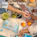 The Honest Company Fragrance-Free Sanitizing Alcohol Wipes, Antibacterial, Safe for Hands Kills 99% of Germs, Made With Aloe, 100 Count, (2 Packs 50)