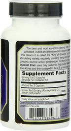 Imperial Elixir, Korean Red Ginseng, 600 mg, 100 Capsules