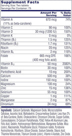 ONE A DAY Proactive 65+, Mens & Womens Multivitamin, Supplement with Vitamin_A, Vitamin_C, Vitamin_D, and Zinc for Immune Health Support*, Calcium, Folic Acid & More, Tablet, 150 Count (Pack of 2)