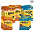 Honey Stinger Organic & Gluten Free Energy Waffle Variety Pack of 18, 12 Salted Caramel and 6 Cookies & Cream Waffles, Nutritious Stroopwafel Snack for Exercise, Endurance and Performance
