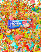 Pure Protein Fruity PEBBLES™ Protein Bars – 20g Protein, 3g Sugar, 190 Calories (4 count) Low Sugar* High Protein Snack – Gluten Free - Perfect for a Healthy Snack.