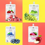 Eat Munchie Box Drinkable Konjac Jelly B Pouches | Healthy Dietary Supplement | Korean Diet Drink | Low Carb & Low Calorie Snacks, No Sugar Added (16 Pouches) Variety of Flavors (Flavors May Vary)