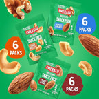 Emerald Nuts Mixed Nuts Variety Pack 18ct (2-Pack), 100-Calorie Individual Packs, Features Dry Roasted Almonds, Natural Almonds & Walnuts, and Roasted & Salted Cashews