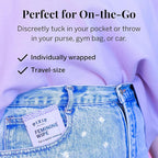 Pixie Feminine Wipes - Flushable, Biodegradable, & Ph Balanced - Individually Wrapped Packet Wipes for On The Go & Public Bathrooms - Wash & Cleaner For Your Menstrual Cups & Discs (1 Pack of 10)