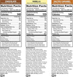 Labrada Lean Body Triple Taster Pack |On-The-Go Whey Blend Protein Shake, Zero Sugar, Gluten Free, Enriched with 22 Vitamins & Minerals 8.45Fl Oz (Pack of 3)