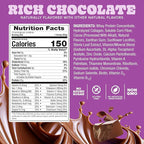 Pure Protein All-In-One Powder, Rich Chocolate - Whey & Collagen, High Fiber, Vitamins, No Added Sugar, Non-GMO, Gluten-Free, 1.25lb