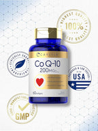 Carlyle CoQ10 200mg Softgels | 60 Count | with Black Pepper | Enhanced Absorption | Non-GMO, Gluten Free Supplement