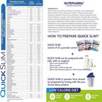 Quick Slim High Protein Shakes for Weight Loss, 30 Servings, Complete Meal Replacement Powder, Diet Shakes for Women & Men, 20g Protein, 27 Vit & Min, Keto, Gluten Free (Banana Cookies, 30 Sachets)