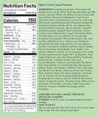 Pistachio Protein Shake - 15g Protein & 7g High Fiber, Low Sugar, Keto-Friendly Meal Replacement Powder with Roasted Pistachio Pieces & Chocolate Cookie Crunch 19.8 oz 14 Servings