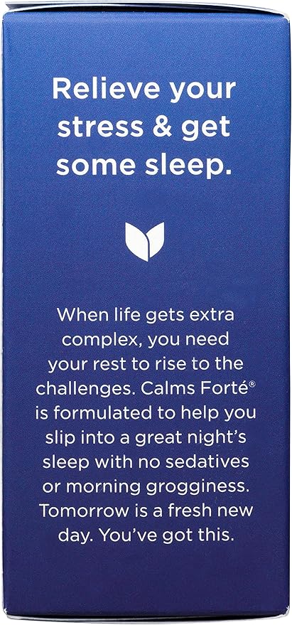 Hyland's Calms Forte Tablets, Natural Relief of Nervous Tension and Occasional Sleeplessness, 100 Count