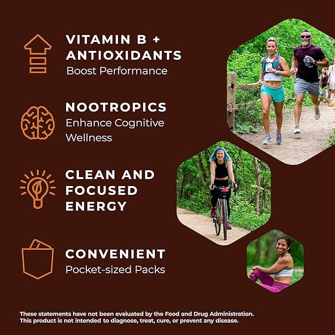 SGC Highest Concentration 100mg Caffeine per Gummy, 2 Gummies per Pack, 12-Pack Mocca Shots Salted Caramel Plant-Based nootropic Instant Energy with Ginkgo biloba, Theobromine.