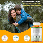 SHIFAA NUTRITION Halal Kids Multivitamin Gummies, 45-90 Days Supply, with All Essential Kids Vitamins. Toddler Vitamins with Vitamin C, D, Zinc, A, E, B6, B12, Biotin | Halal Gummies for Kids
