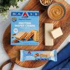 Atkins Peanut Butter Protein Wafer Crisps, Protein Dessert, 4g Net Carb, 1g Sugar, Keto Friendly, 5 Count