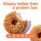 Legendary Foods Protein Donuts - 22g Protein, Crumbly Cinnamon, Zero Sugar Snack, Gluten Conscious, Low Carb, Keto Suitable, Diabetic and GLP-1 Diets - 8 Pack with Two Donuts per pack