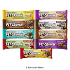 FITCRUNCH Snack Size Protein Bars, 6-Layer Baked Bar, 3g of Sugar, Gluten Free & Soft Cake Core (18 Count, Flavor Lovers)