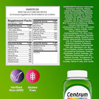 Centrum Adult Multivitamin/Multimineral Supplement with Antioxidants, Zinc, Vitamin D3 and B Vitamins, Gluten Free, Non-GMO Ingredients - 200 Count