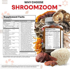 15in1 Mushroom Gummies with Lion's Mane Turkey Tail Cordyceps Reishi Chaga Sweet Toot Maitake Meshima Poria Cocos Shiitake Tremella, Oyster Agaricus Mushrooms for Men and Women Supplement Clean Nutra
