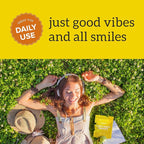 Organifi Happy Drops - Daily Superfood Happy Gummies for Adults - Mood Support Supplement for Balance, Bliss, Energy and Taking the Edge Off - Sweet Lemon Flavor - 60 Gummies