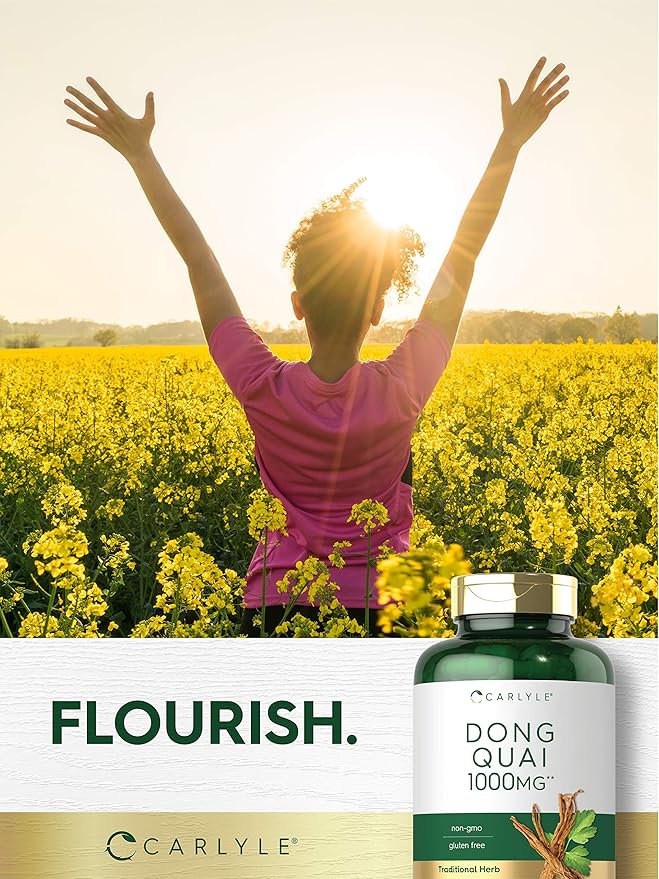Carlyle Dong Quai Capsules | 250 Count | Non-GMO and Gluten Free Supplement | Traditional Herb