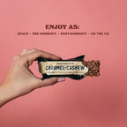 Barebells Protein Bars Caramel Cashew - 12 Count, 20g High Protein Treats - Chocolate Nutrition Bar with 1g Total Sugars - On-The-Go Breakfast or Post-Workout Snack