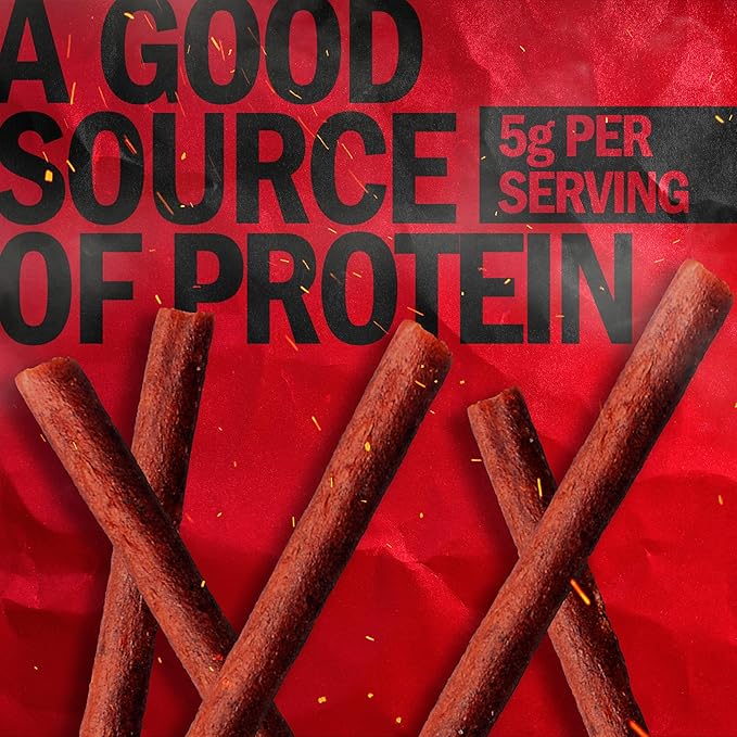 Jack Link's Beef Sticks, Teriyaki - Protein Snack, Meat Stick with 5g of Protein, Beef Jerky Snack Sticks Made with 100% Meat, Keto Friendly, Individually Wrapped - 0.92 Oz. (20 Count)