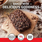 CLIF BAR - Energy Protein Bars - Chocolate Brownie - Made with Organic Oats - Energy Bars - Non-GMO - (15 Pack)