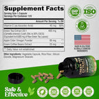 Green Tea Extract - 50% EGCG, Extra Strength 20:1 Extract - Natural Green Tea Supplement + Green Coffee Beans & Apple Cider Vinegar - Energy & Metabolism Support - for Men & Women - Vegan 120 Capsules