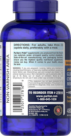 Puritan's Pride Glucosamine, Chondroitin & MSM Capsules, 3 Per Day Formula