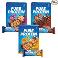 Pure Protein Bars, High Protein, Nutritious Snacks to Support Energy, Low Sugar, Gluten Free, Variety Pack, 1.76oz, 18 Pack