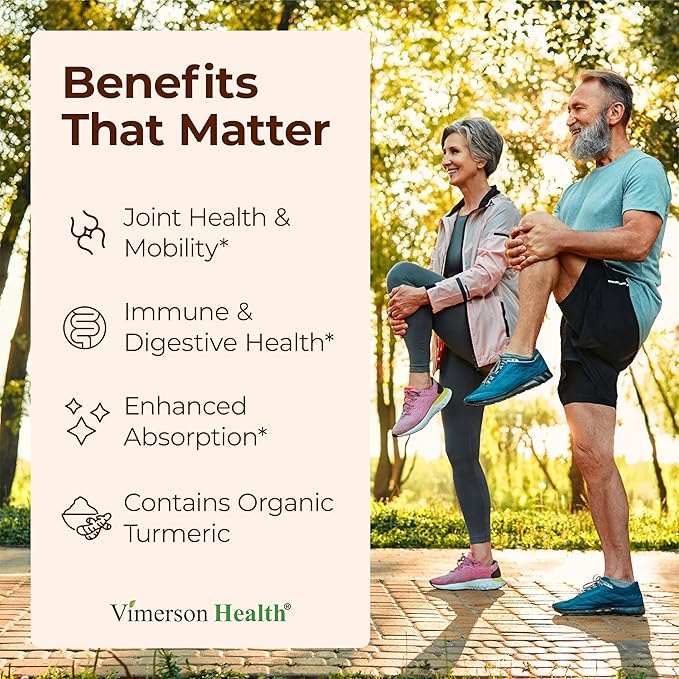 Turmeric Curcumin Supplement with Black Pepper Extract - High Potency Organic Turmeric 1400mg & 95% Curcuminoids for Joint & Digestive Health - Joint Support Supplement - 60 Vegan Curcuma Capsules