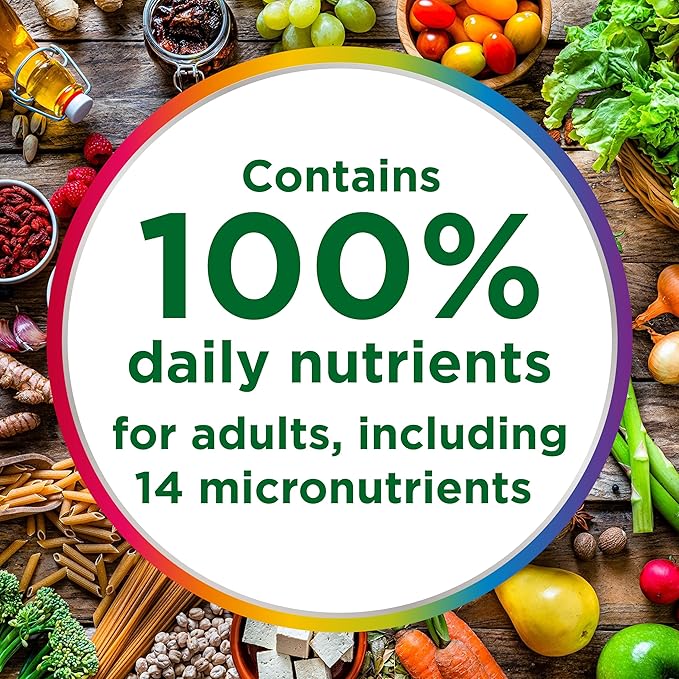 Centrum MultiGummies Gummy Multivitamin for Adults, Multivitamin/Multimineral Supplement with Vitamins D, B and E, Assorted Fruit Flavor - 18 Count