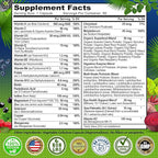 Men's Daily Multivitamin 50 Plus - Vegan Methylated Multivitamin for Men 50 and Over - Saw Palmetto, Biotin, Organic Superfoods, Lutein - Eye, Energy, Gut, Health Support - Easy to Swallow Capsules