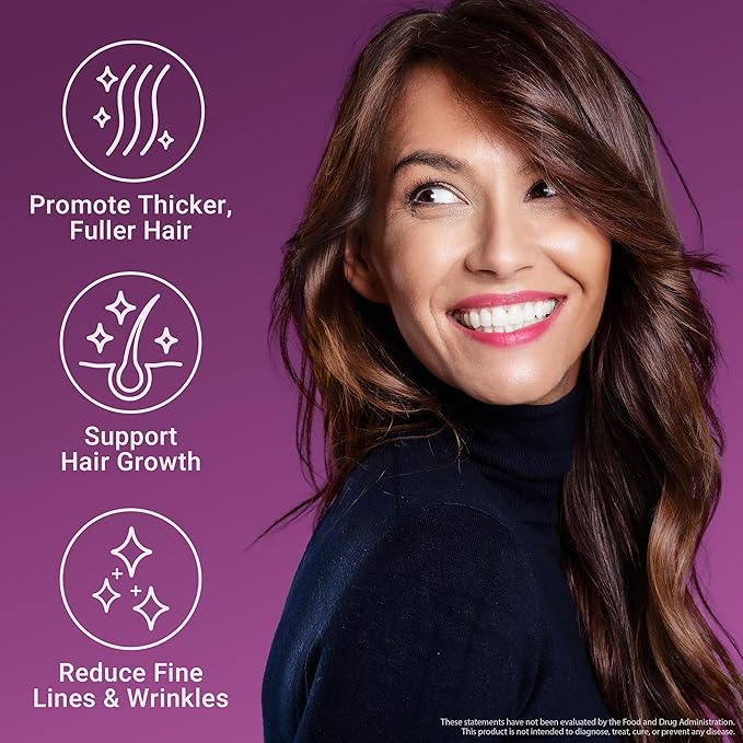 Force Factor Hair Growth Accelerator Multivitamin for Women & Men, with Lustriva, Biotin, Horsetail & Vitamins A, B12, C, D & E for Thicker Hair, Healthier Skin & Nails, 90 Capsules